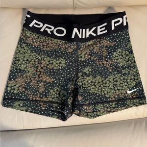 Nike Pro Women's Green Shorts